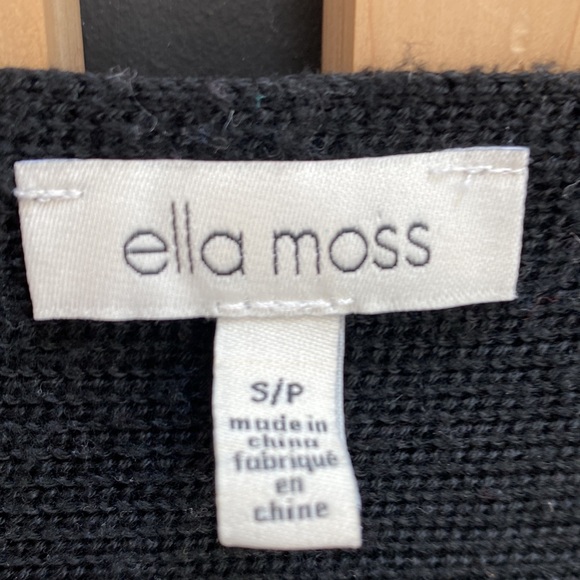 ELlA MOSS Ribbed V neck sweater - Picture 2 of 4
